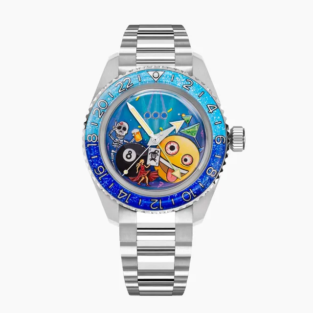 Out Of Order Shaker Happy Hour orologio GMT automatico