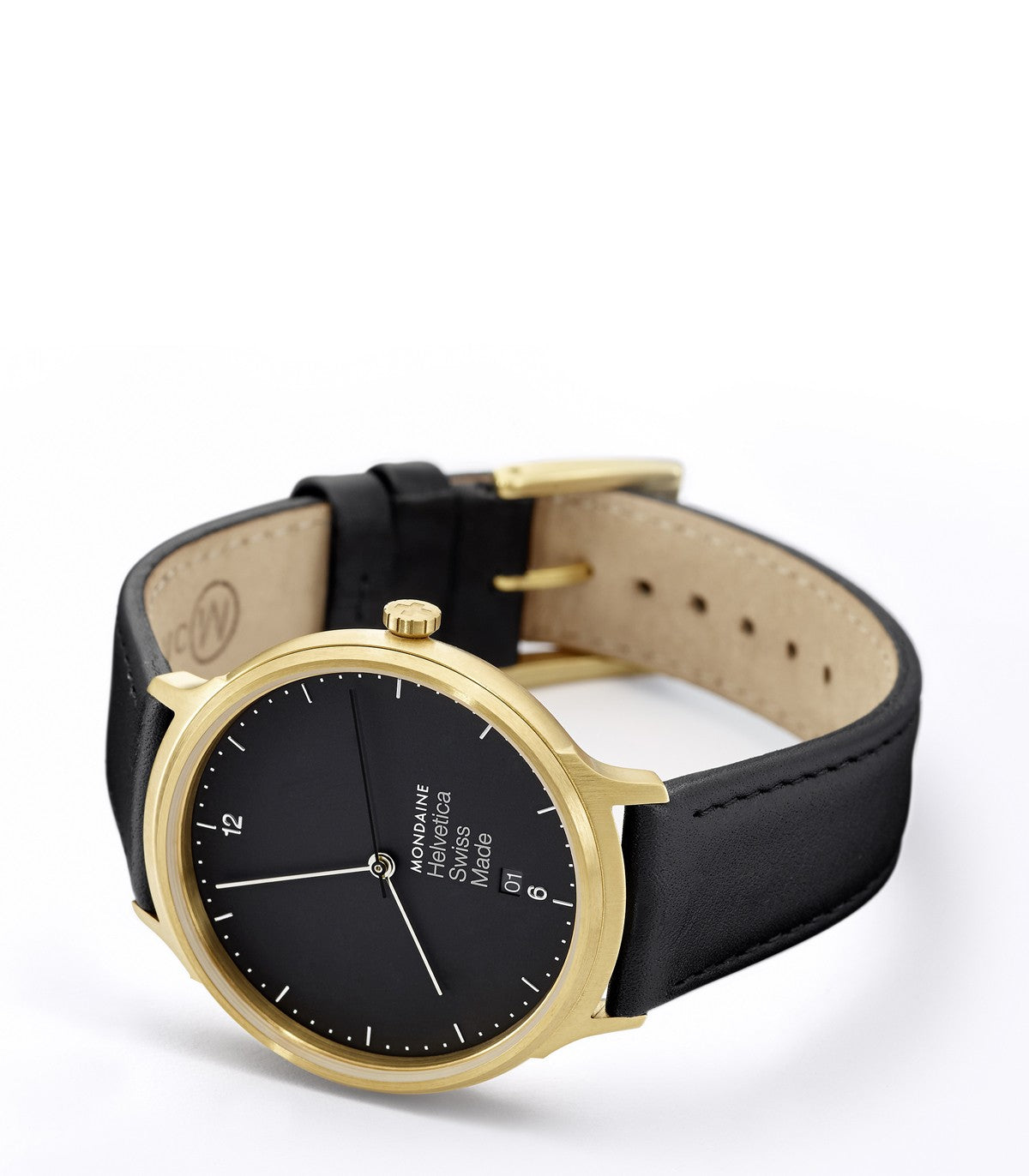 Mondaine Helvetica No1 Light orologio 38 mm pelle
