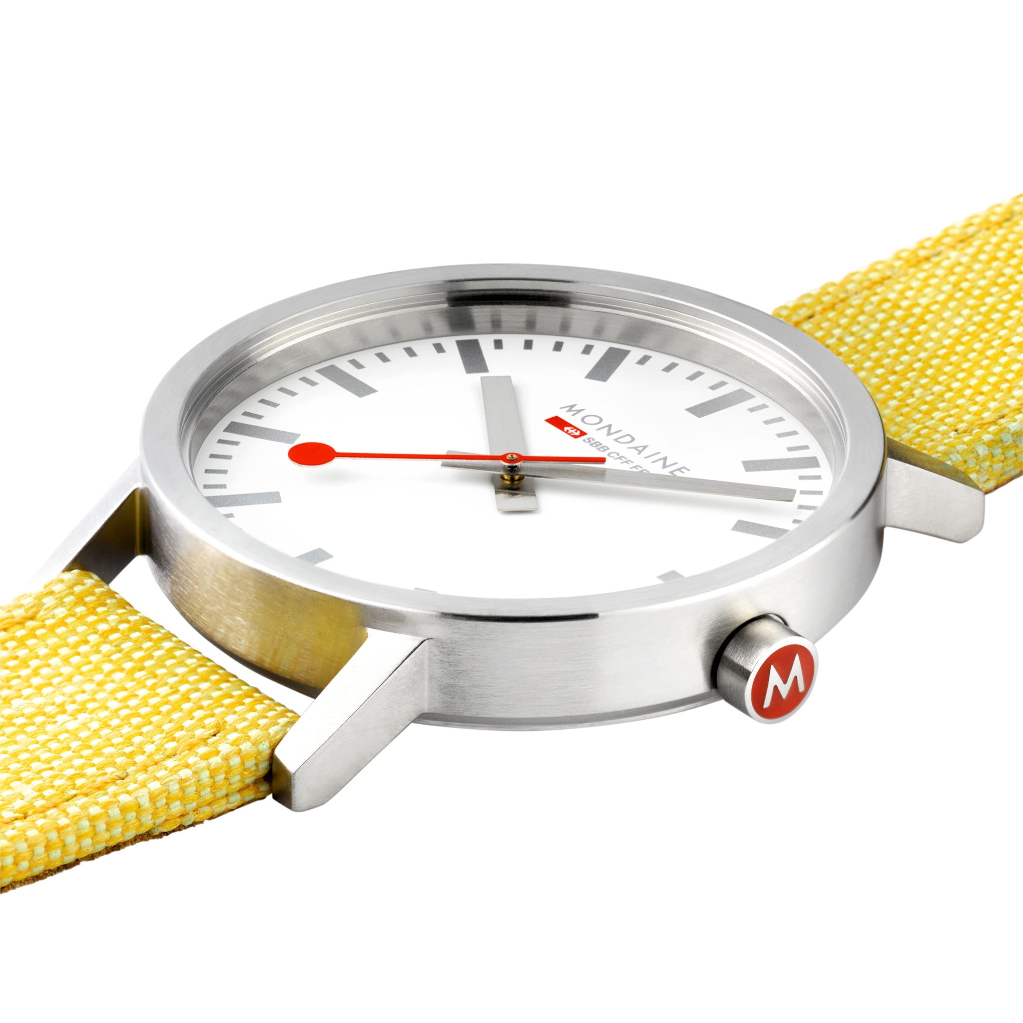 Mondaine Classic Orologio 30 mm Giallo Quarzo