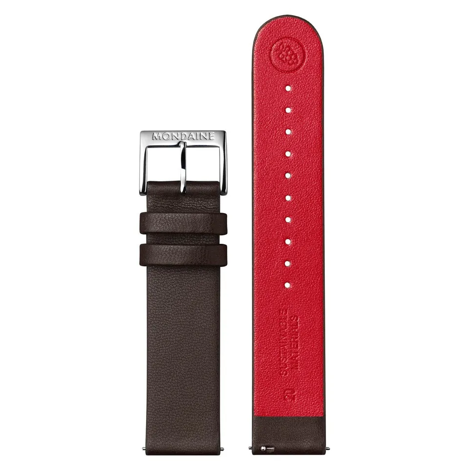 Cinturino Mondaine 20 mm Marrone Ecopelle Vegea