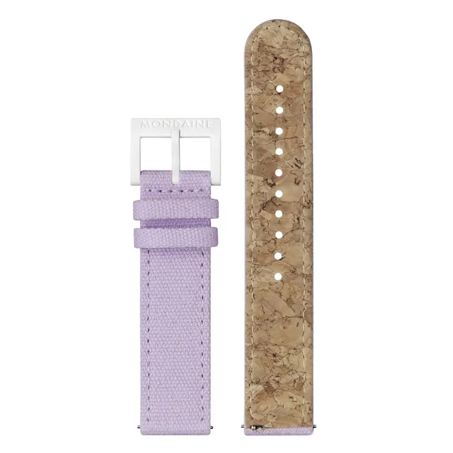 Mondaine Essence Cinturino Tessuto Lilla 20 mm