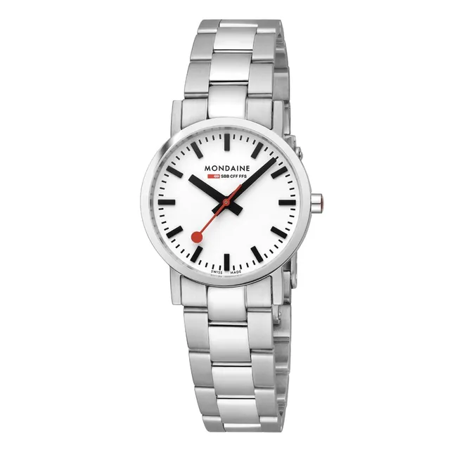 Mondaine Classic Orologio Acciaio 30 mm Bracciale