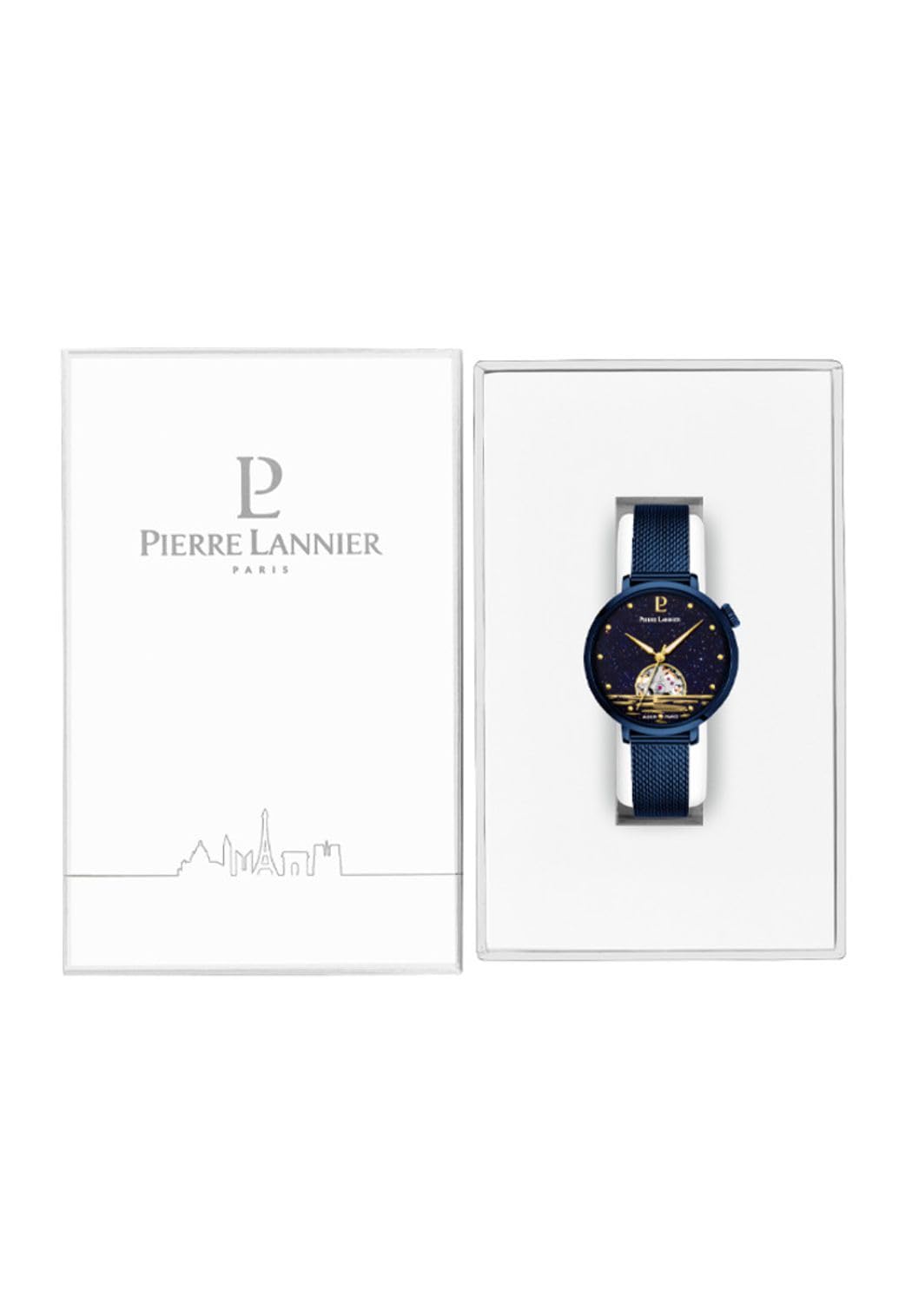 Pierre Lannier Australe Orologio Automatico 35mm Acciaio