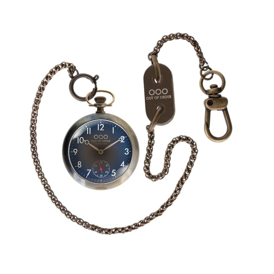 Out Of Order Calabrone Blue orologio da tasca 47 mm