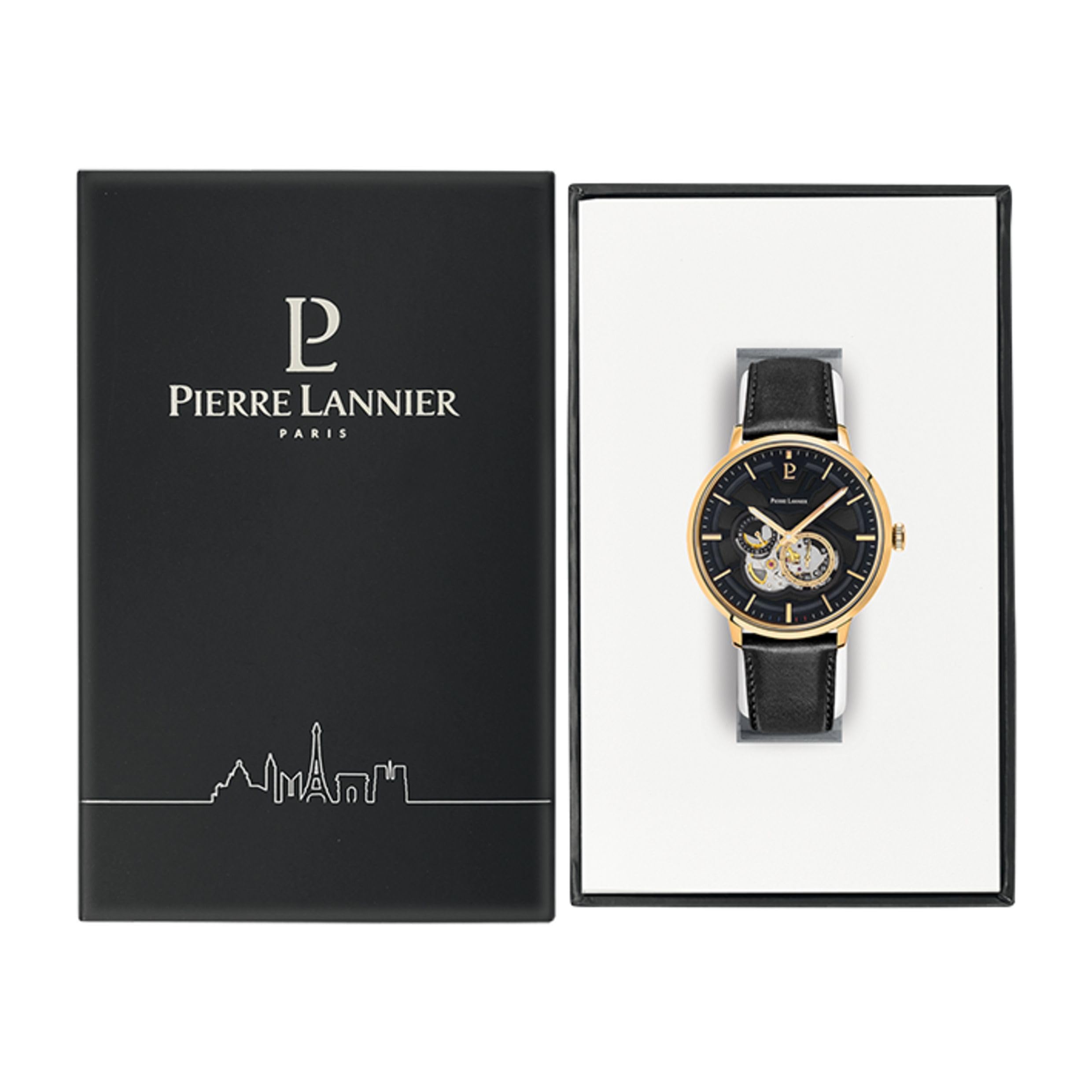 Pierre Lannier Trio orologio automatico argento