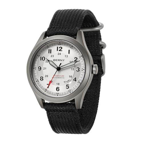 Berny AM7068M Orologio Uomo Automatico Data Luminoso