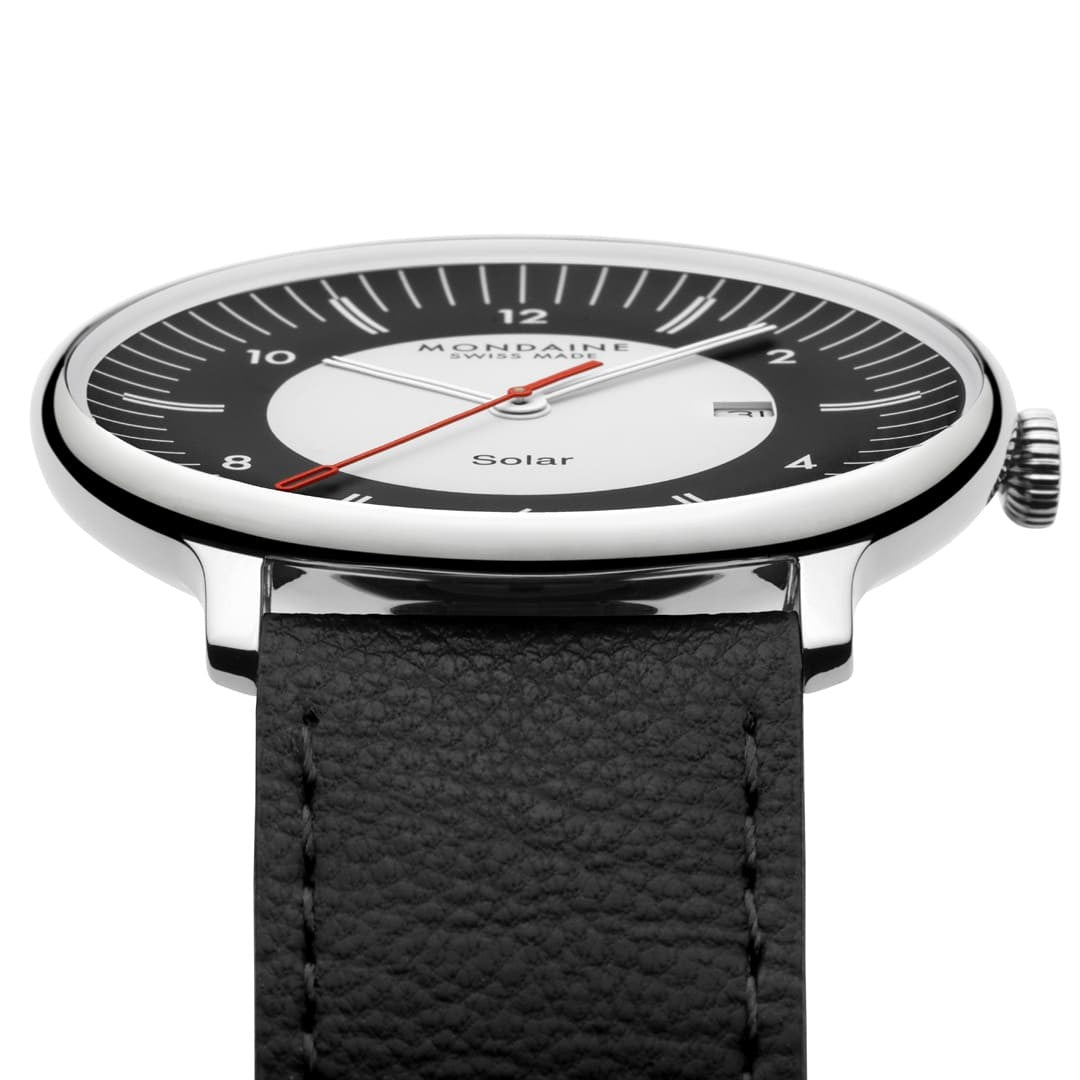 Mondaine Doppio Solar Nero 41mm orologio solare