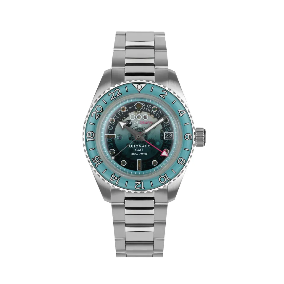 Out Of Order Orafix Blue Lagoon orologio GMT automatico