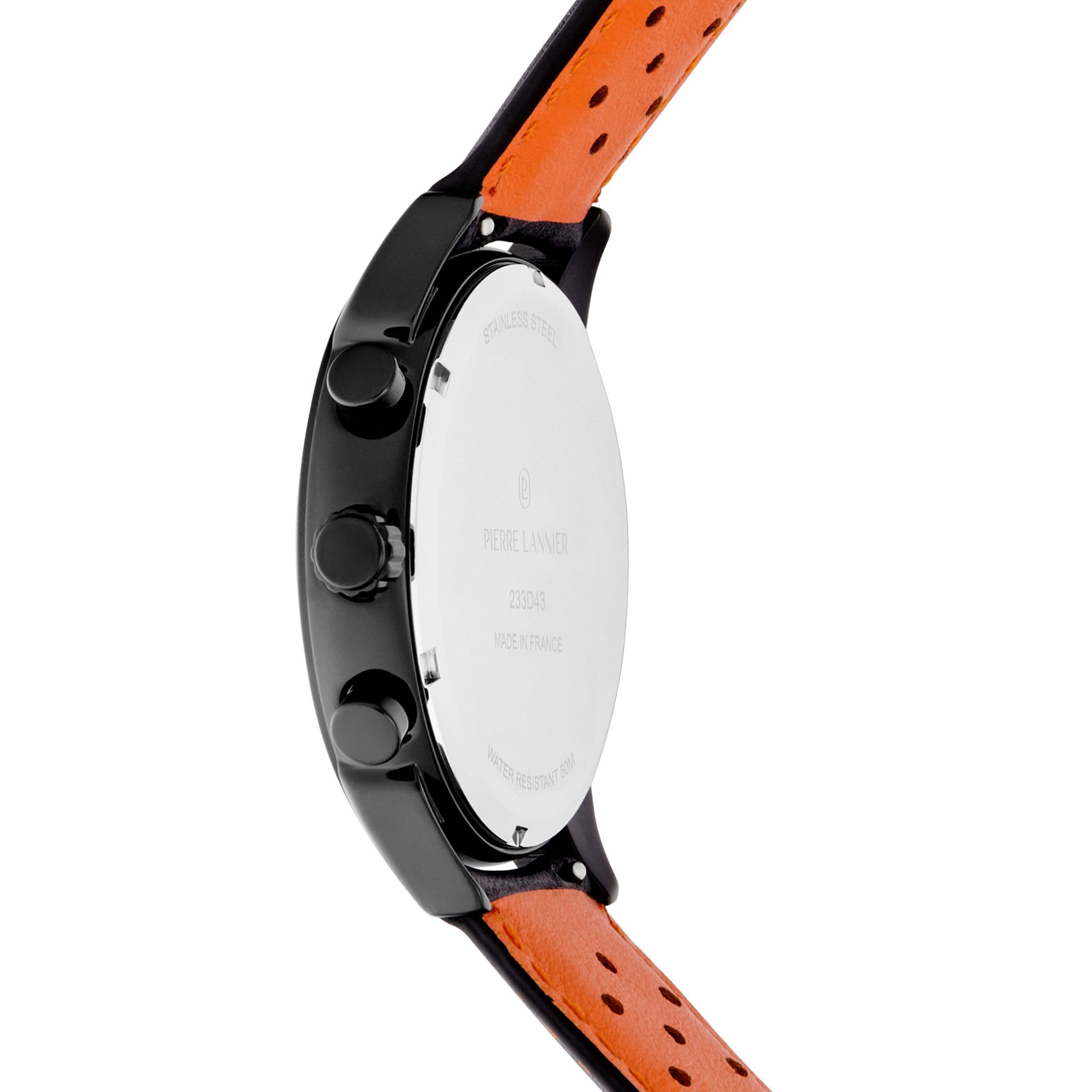 Pierre Lannier Monarck cronografo quarzo 43 mm acciaio