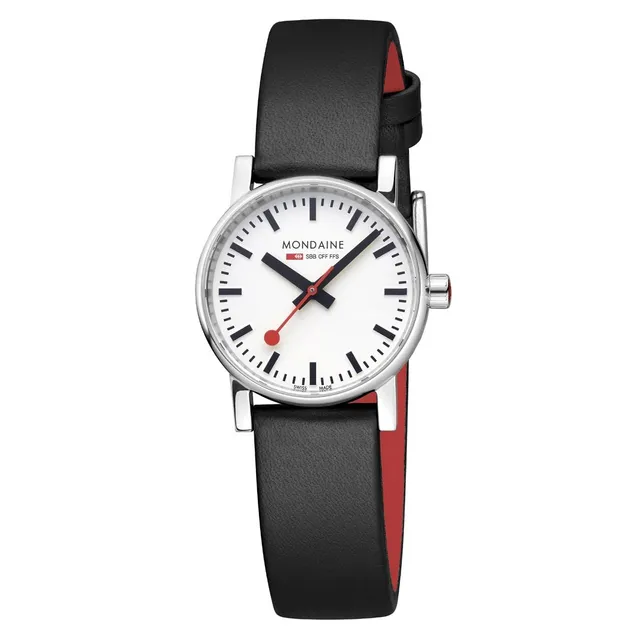 Mondaine evo2 Orologio Nero 30 mm Quarzo