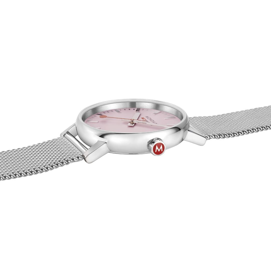 Mondaine evo2 Rosa 35mm orologio quarzo milanese