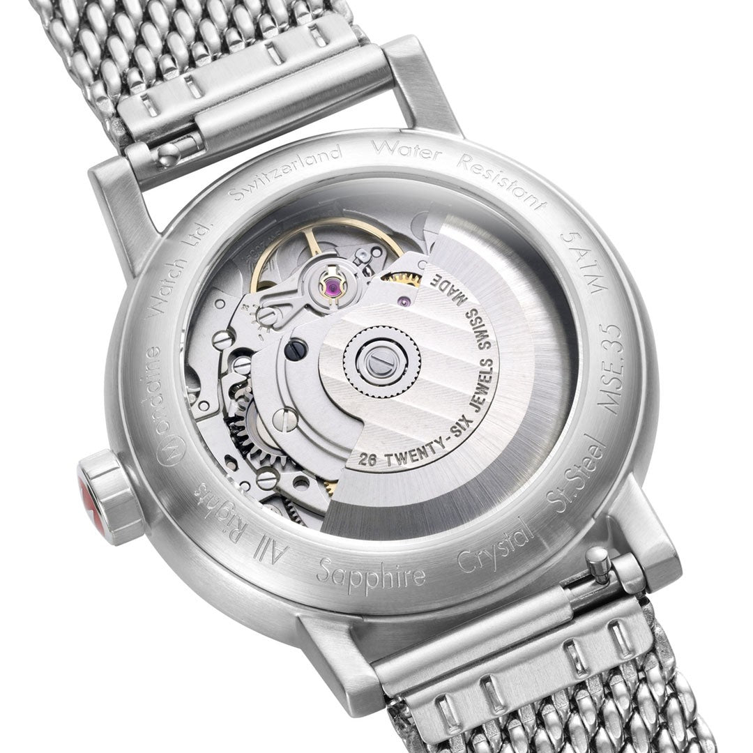 Mondaine evo2 Automatico orologio 35mm acciaio