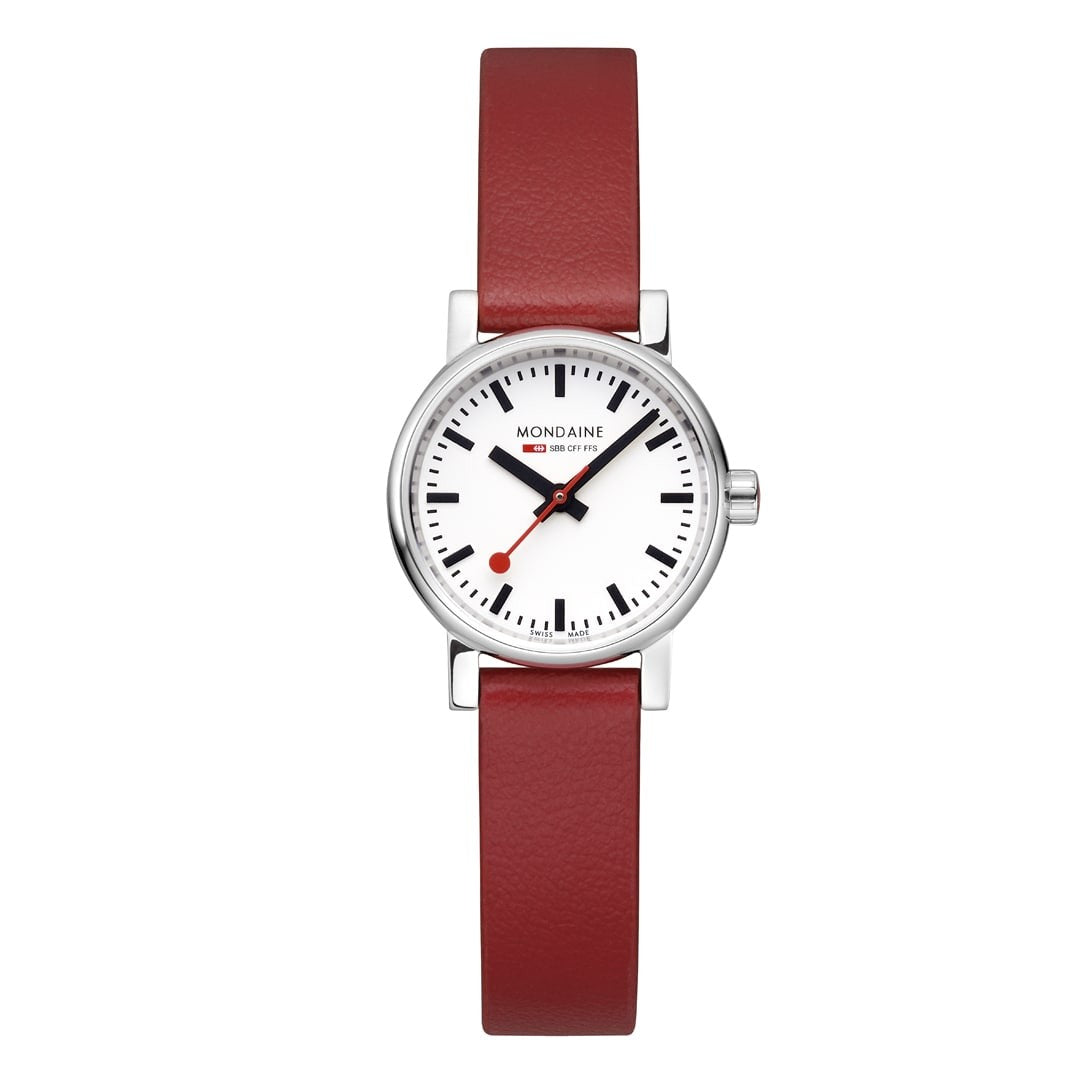 Mondaine evo2 Petite Rosso 26 mm Orologio Quarzo