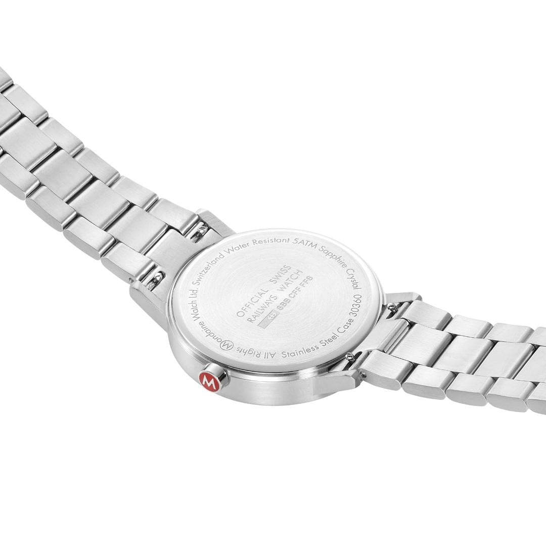 Mondaine Classic Grigio 40mm Orologio Acciaio Quarzo