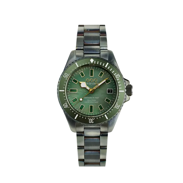 Out Of Order Casanova MOP Green orologio quarzo 38mm madreperla