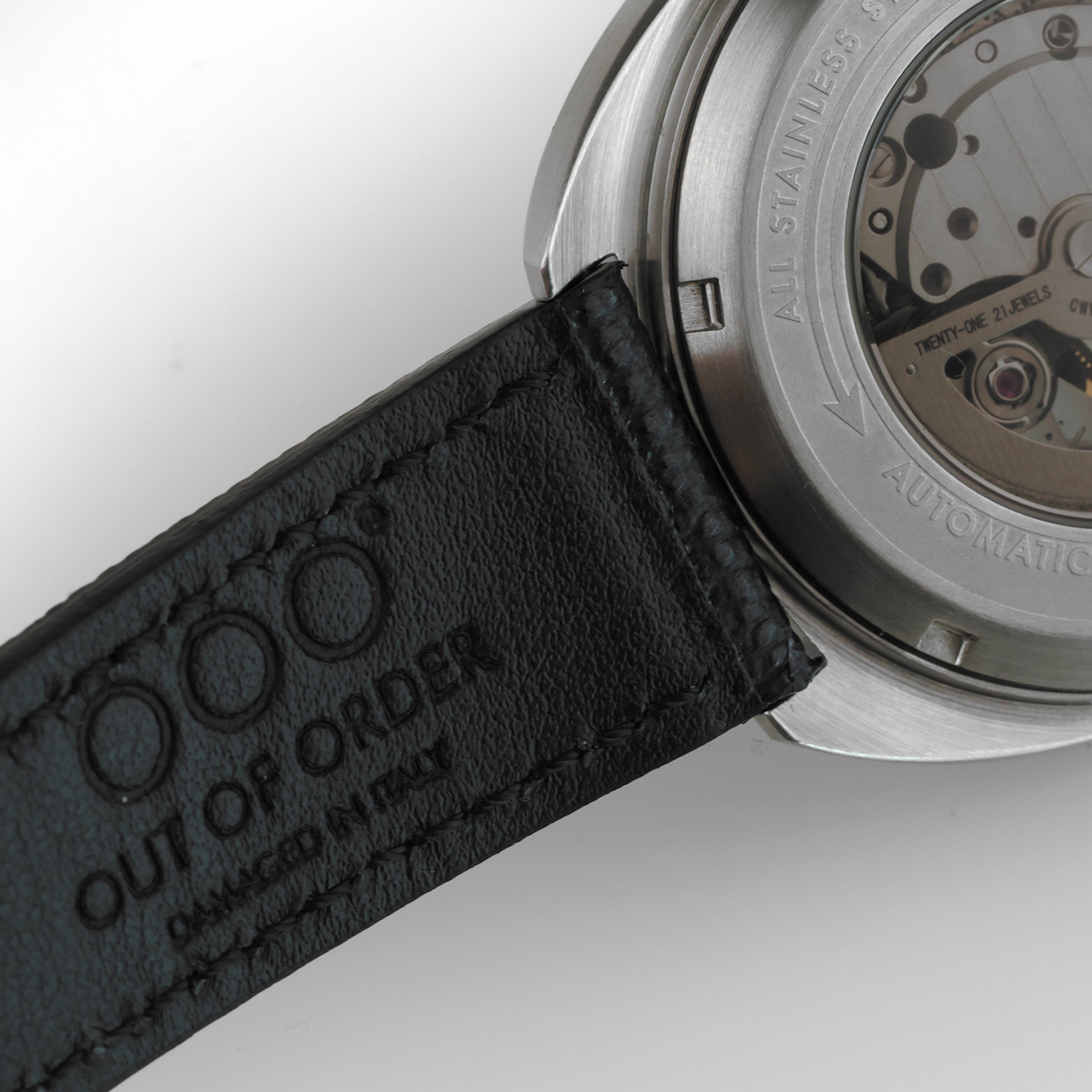 Out Of Order Torpedine Eclipse orologio automatico 42 mm nero