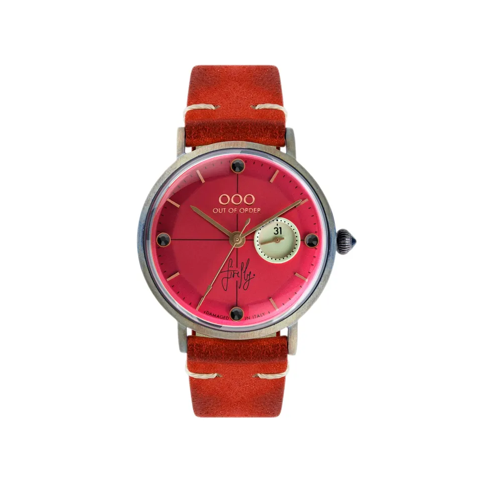 Out Of Order Firefly 36 orologio donna rosso corallo 36 mm