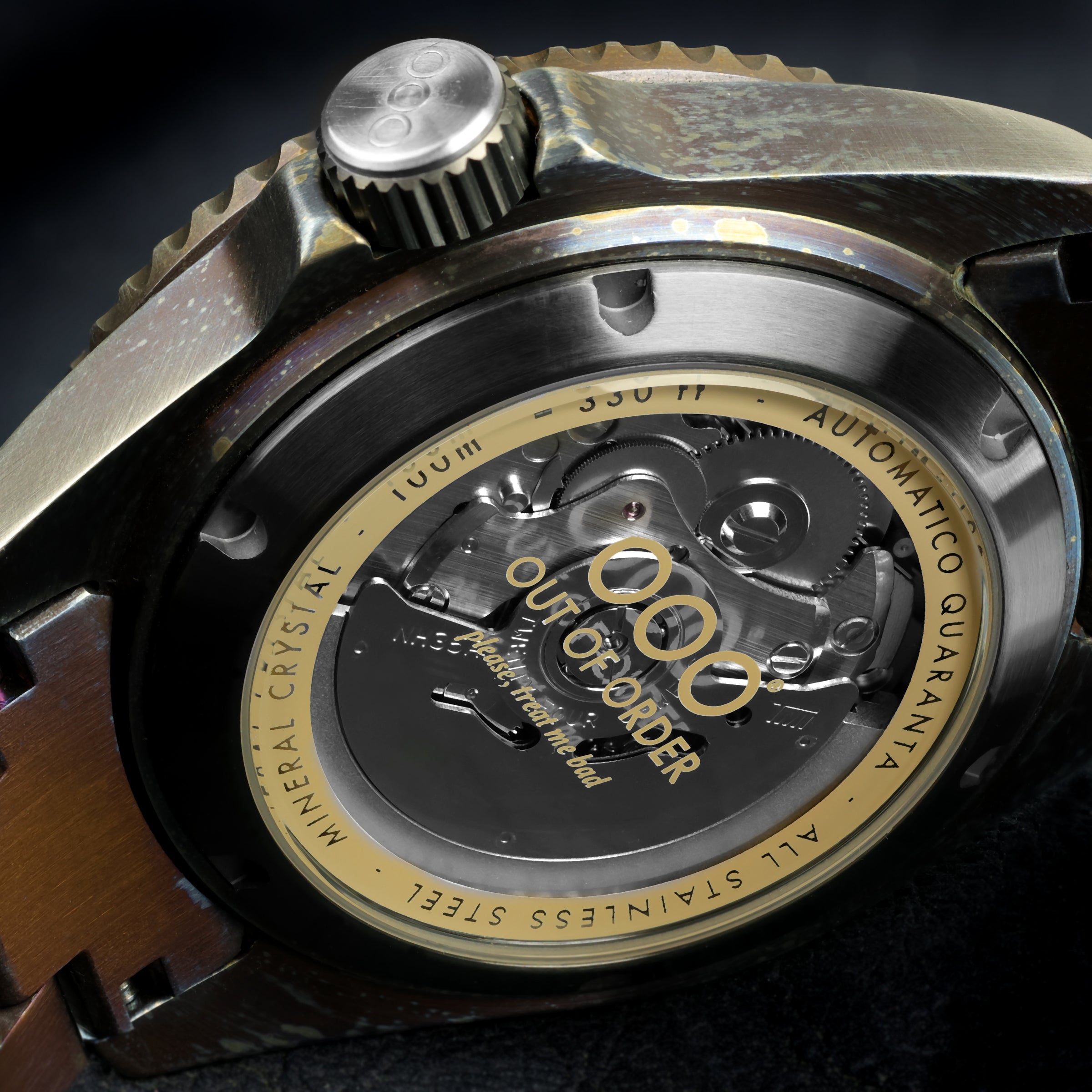 Out Of Order Automatico Quaranta Sand orologio 40 mm
