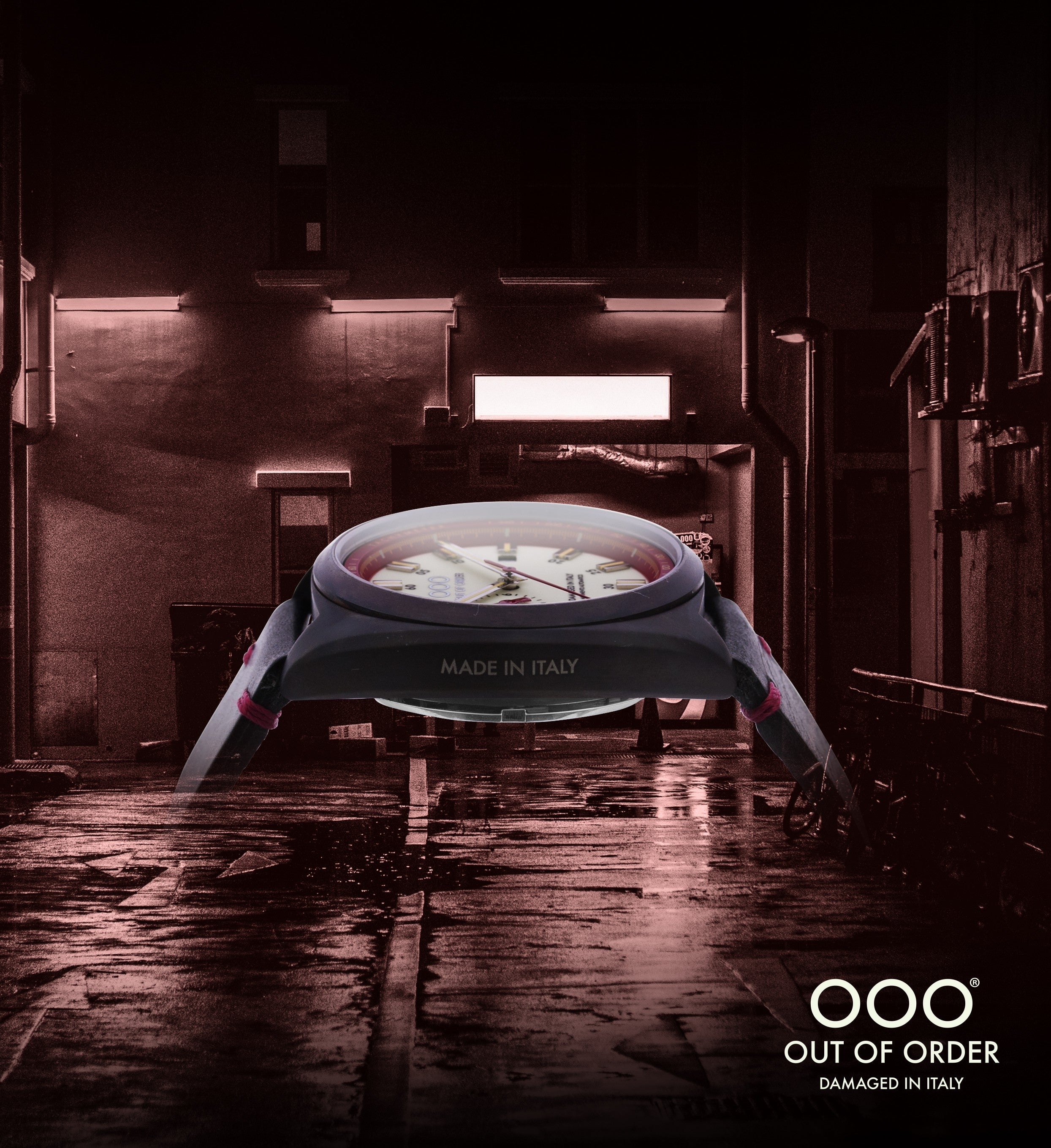 Out Of Order Torpedine Red orologio automatico rosso