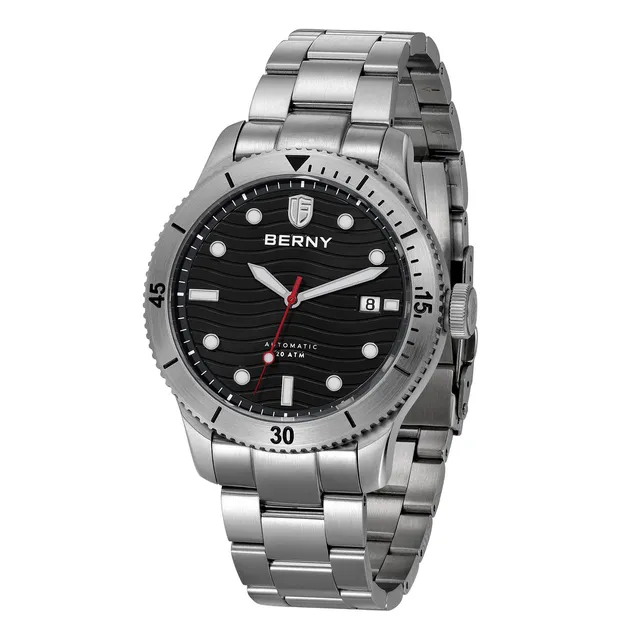Berny Diver orologio automatico acciaio 20 ATM C3