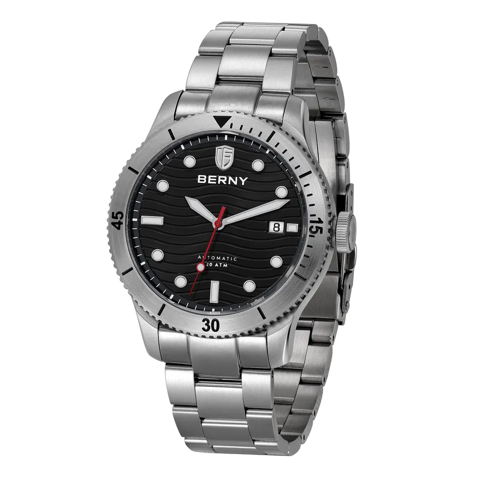 Berny Diver orologio automatico acciaio 20 ATM C3
