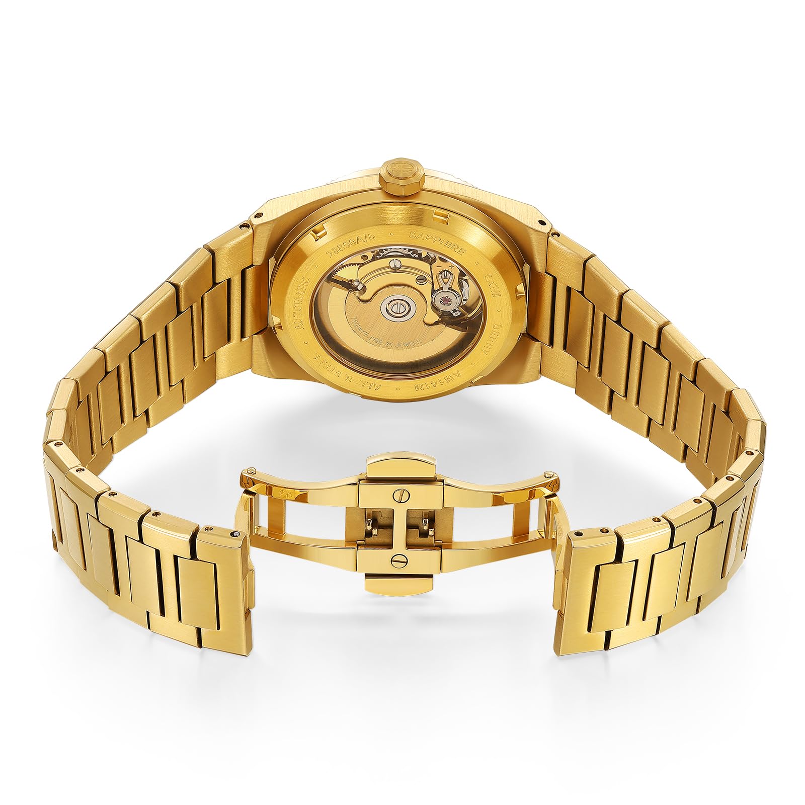 Berny AM053VM orologio automatico uomo oro 5ATM