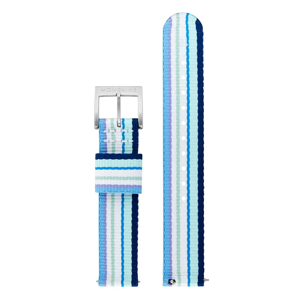 Mondaine Tessuto Multicolore cinturino 16 mm fantasia