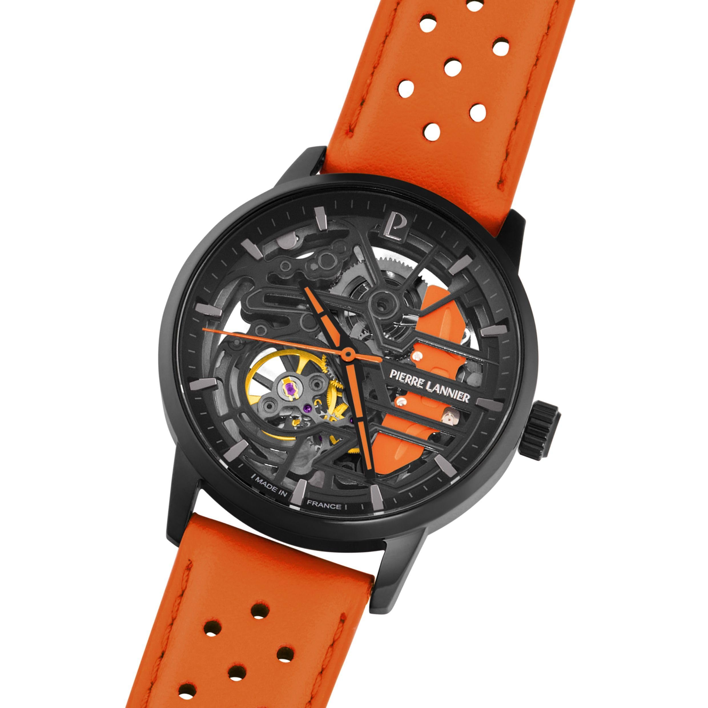 Pierre Lannier Paddock Orologio Automatico 39 mm Acciaio
