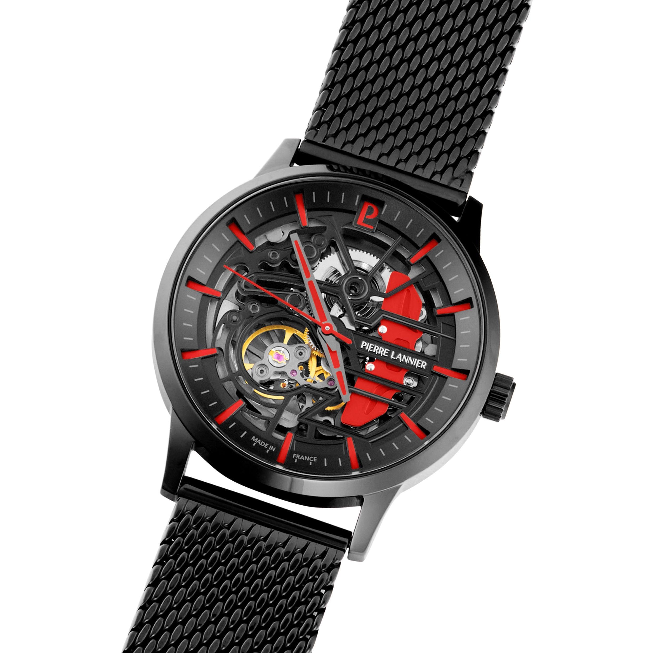 Pierre Lannier Paddock orologio automatico acciaio 5 ATM