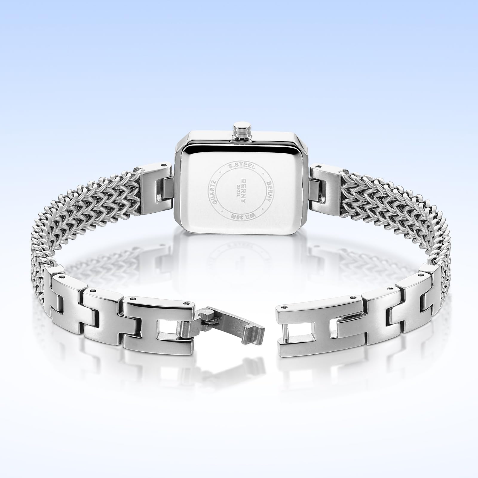 Berny Petite Orologio Donna Bianco con Bracciale Set