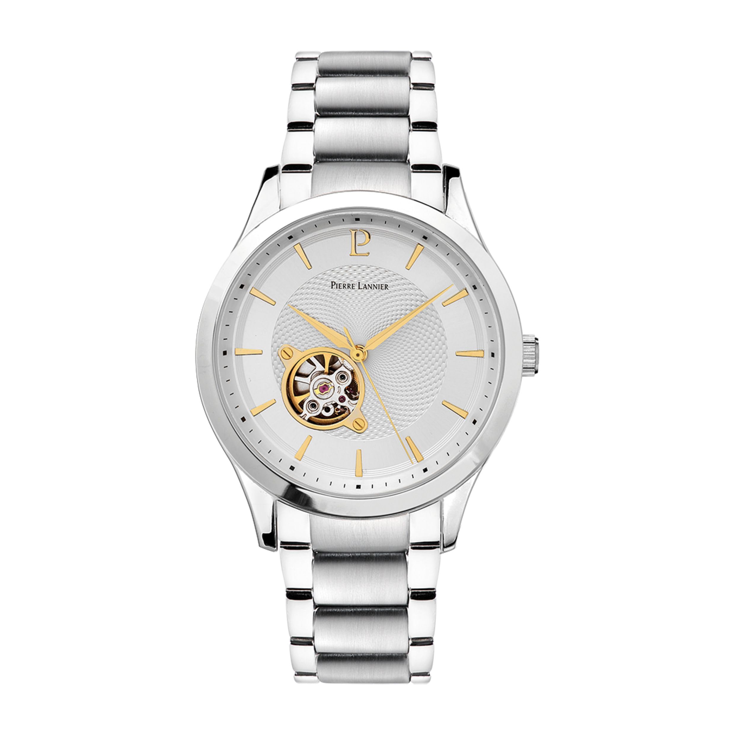 Pierre Lannier Fleuret orologio automatico nero 42,5 mm