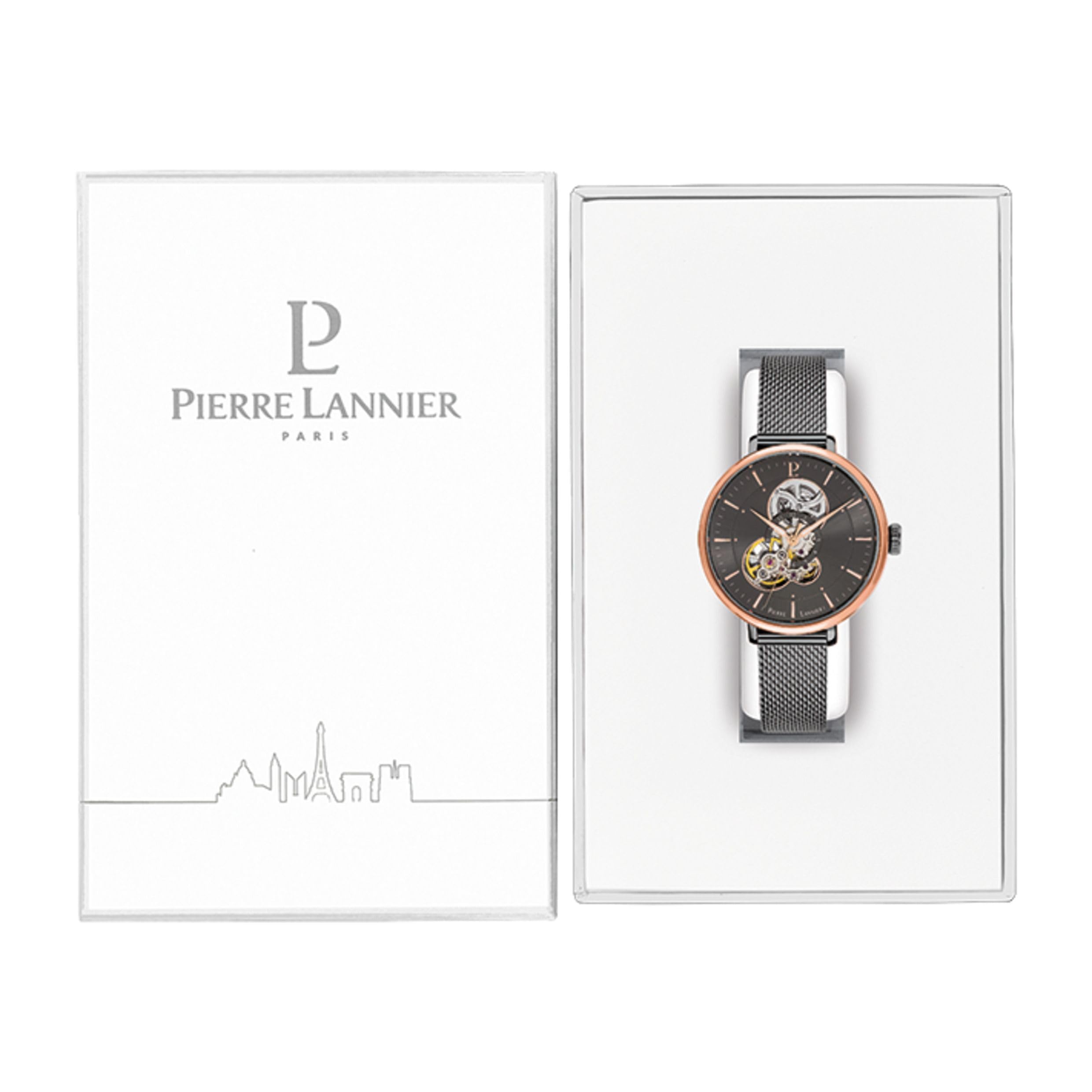 Pierre Lannier Melodie orologio automatico blu 37 mm