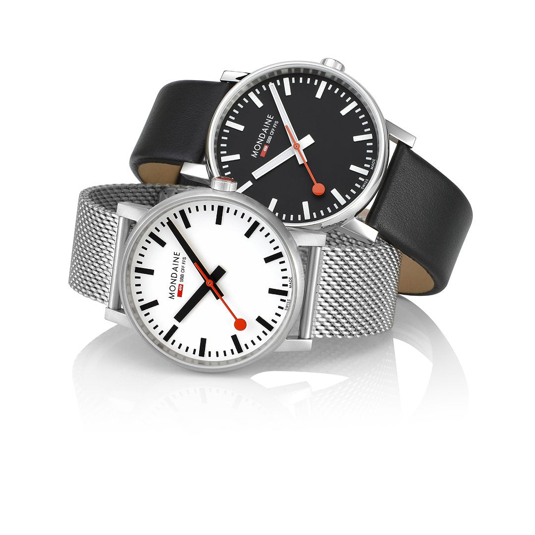 Mondaine evo2 Big orologio 43mm acciaio quarzo