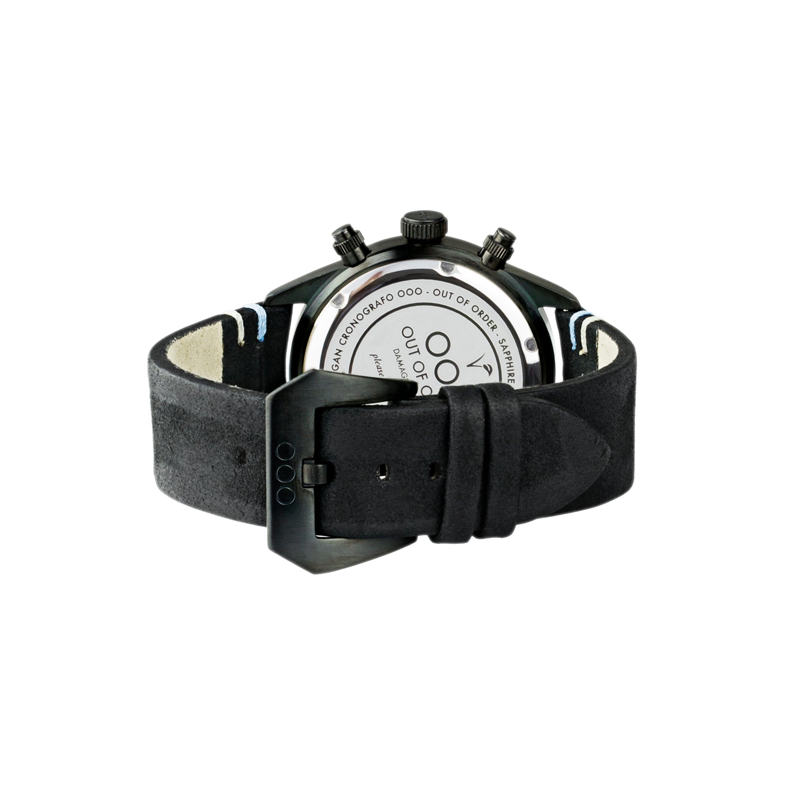 Out Of Order Cielo V cronografo 42 mm nero vegan