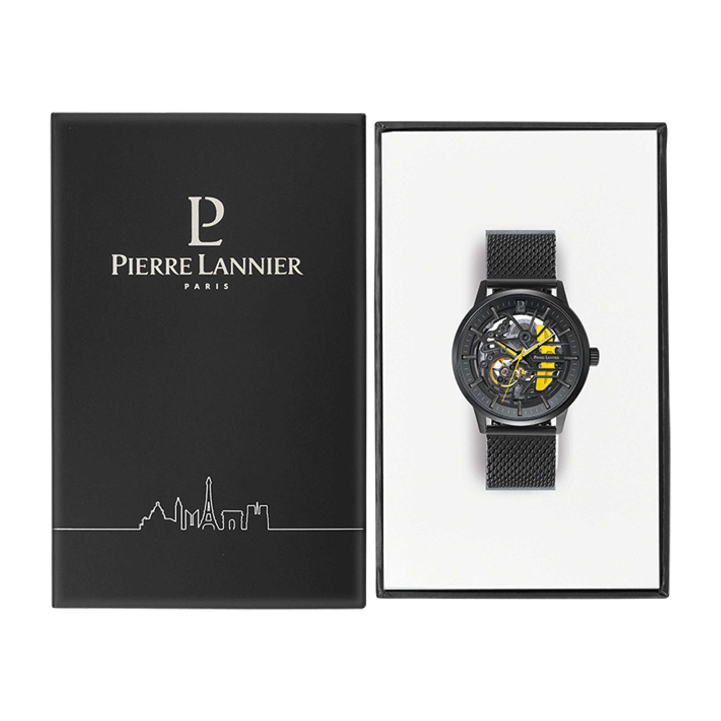 Pierre Lannier Paddock orologio automatico 43 mm acciaio