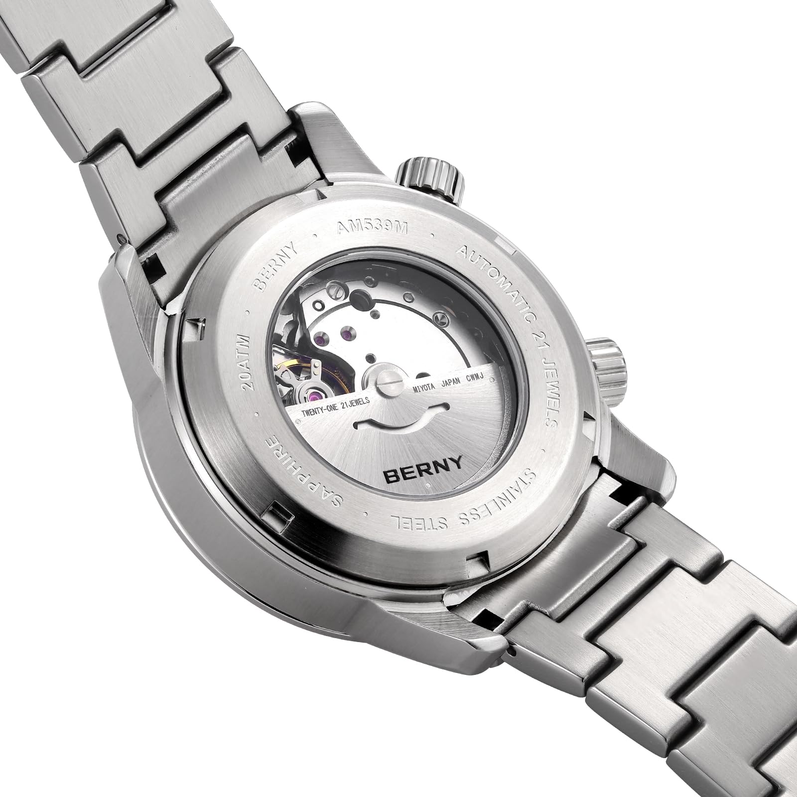 Berny Diver Collection orologio automatico blu 200 m
