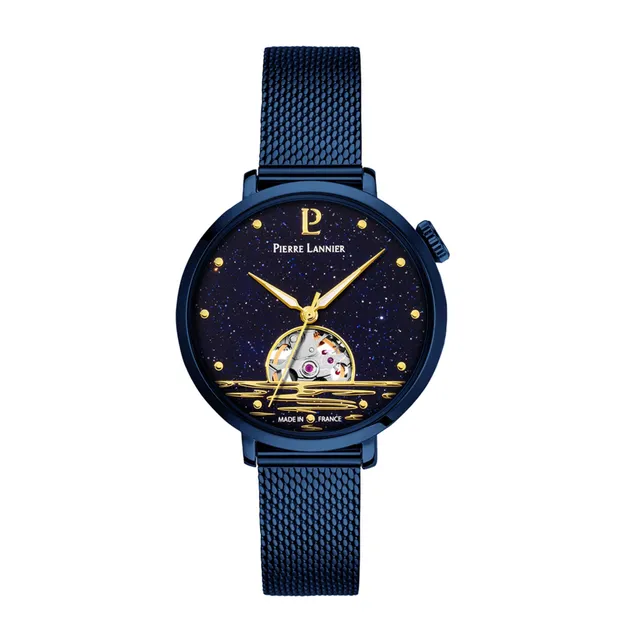 Pierre Lannier Australe Orologio Automatico 35mm Acciaio
