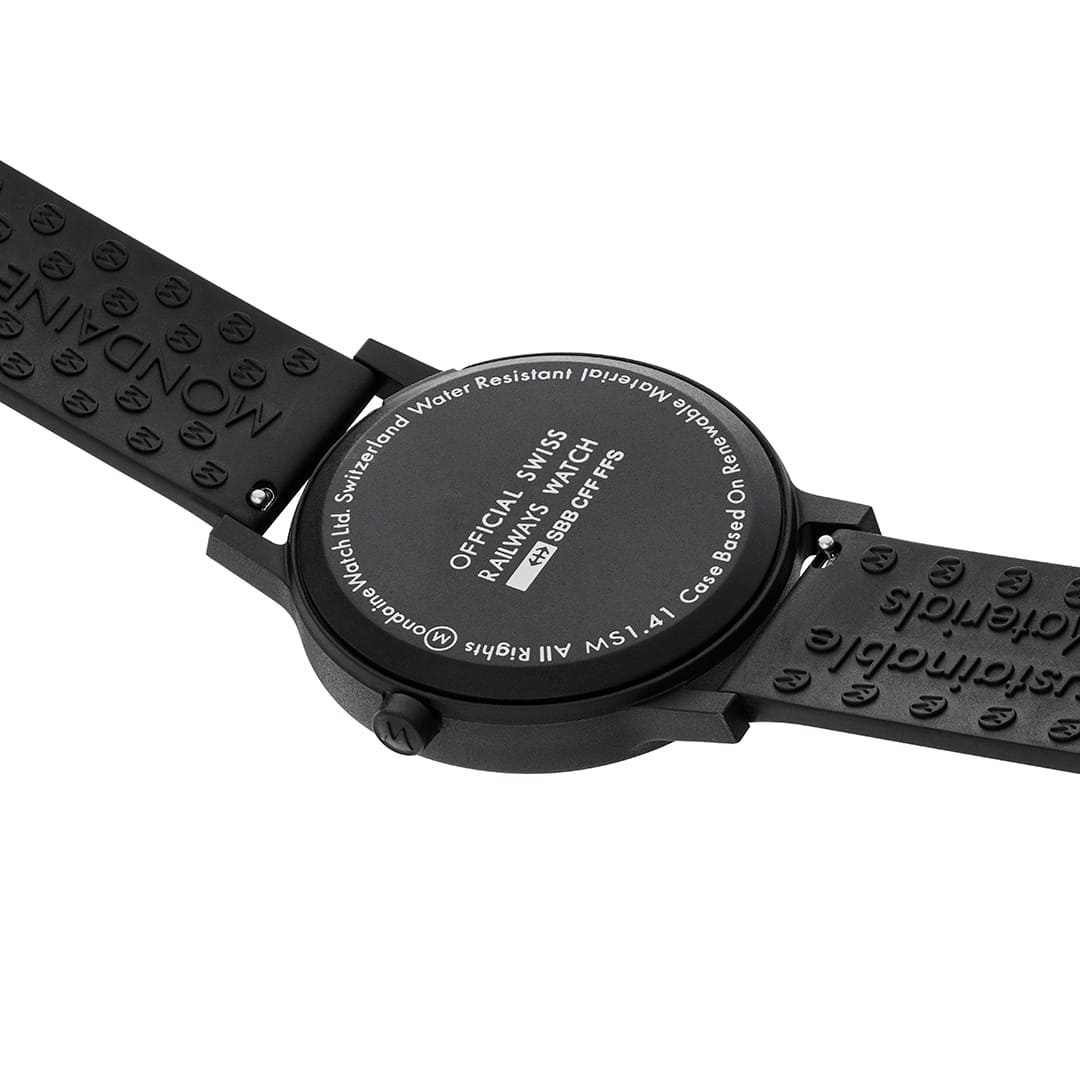 Mondaine Essence Bianco 41 mm quarzo eco-sostenibile