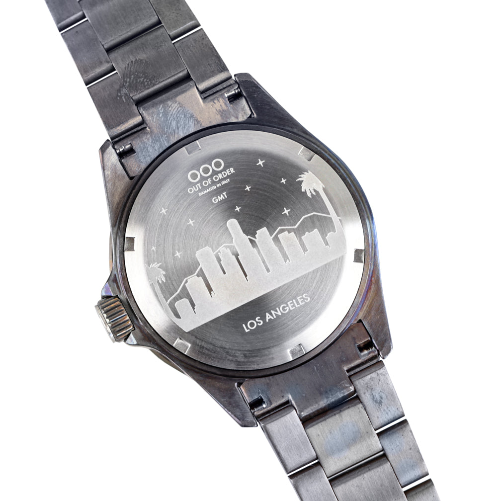 Out Of Order Los Angeles orologio GMT quarzo 44 mm tramonto