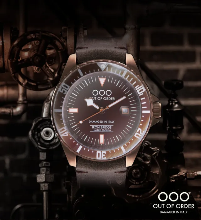 Out Of Order Automatico Brownstone orologio automatico 44 mm bronzo