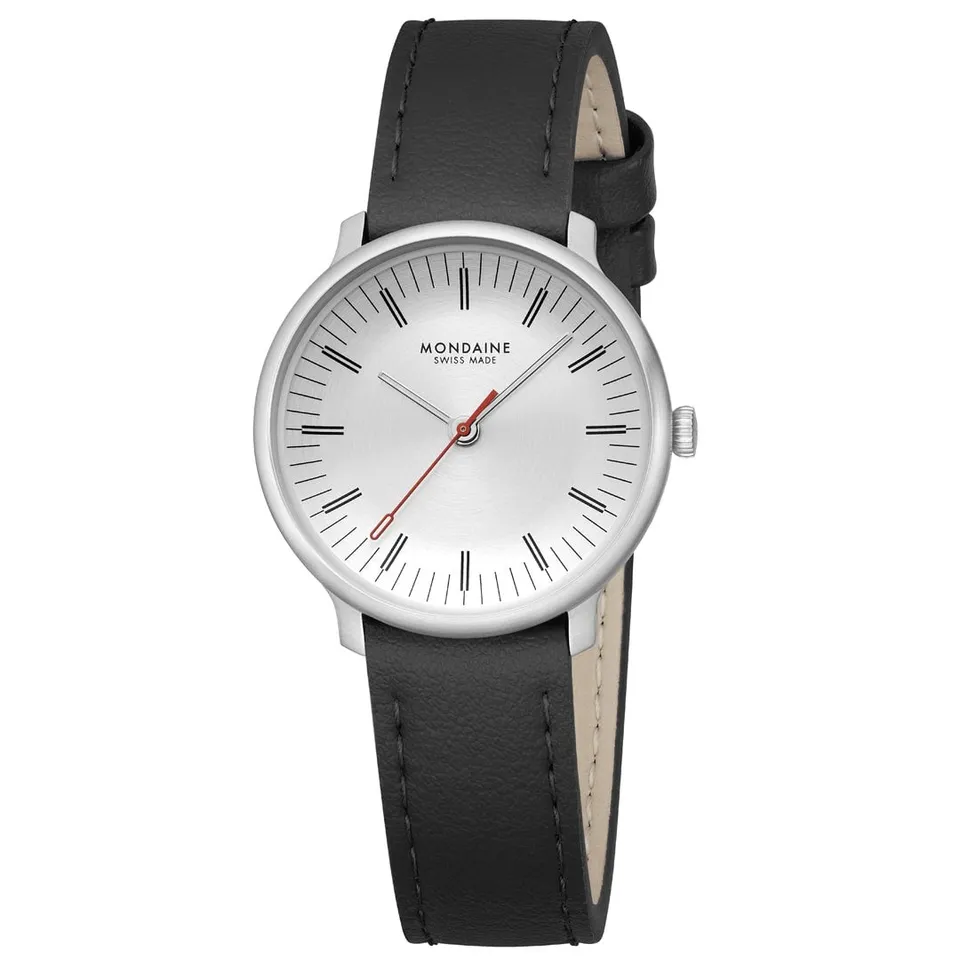 Mondaine Doppio Silver 33mm orologio donna