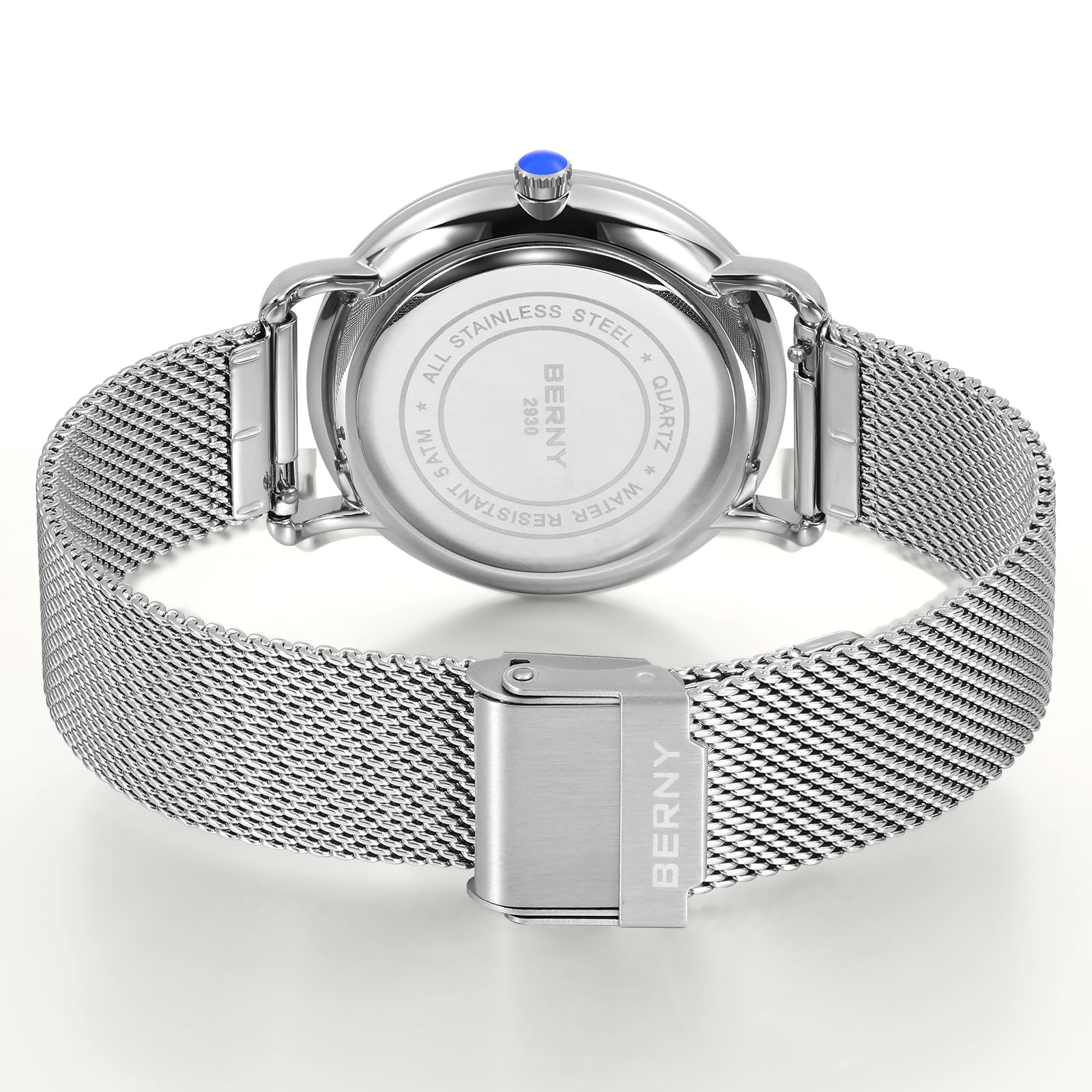 Berny Orologio Unisex Argento Acciaio Quarzo