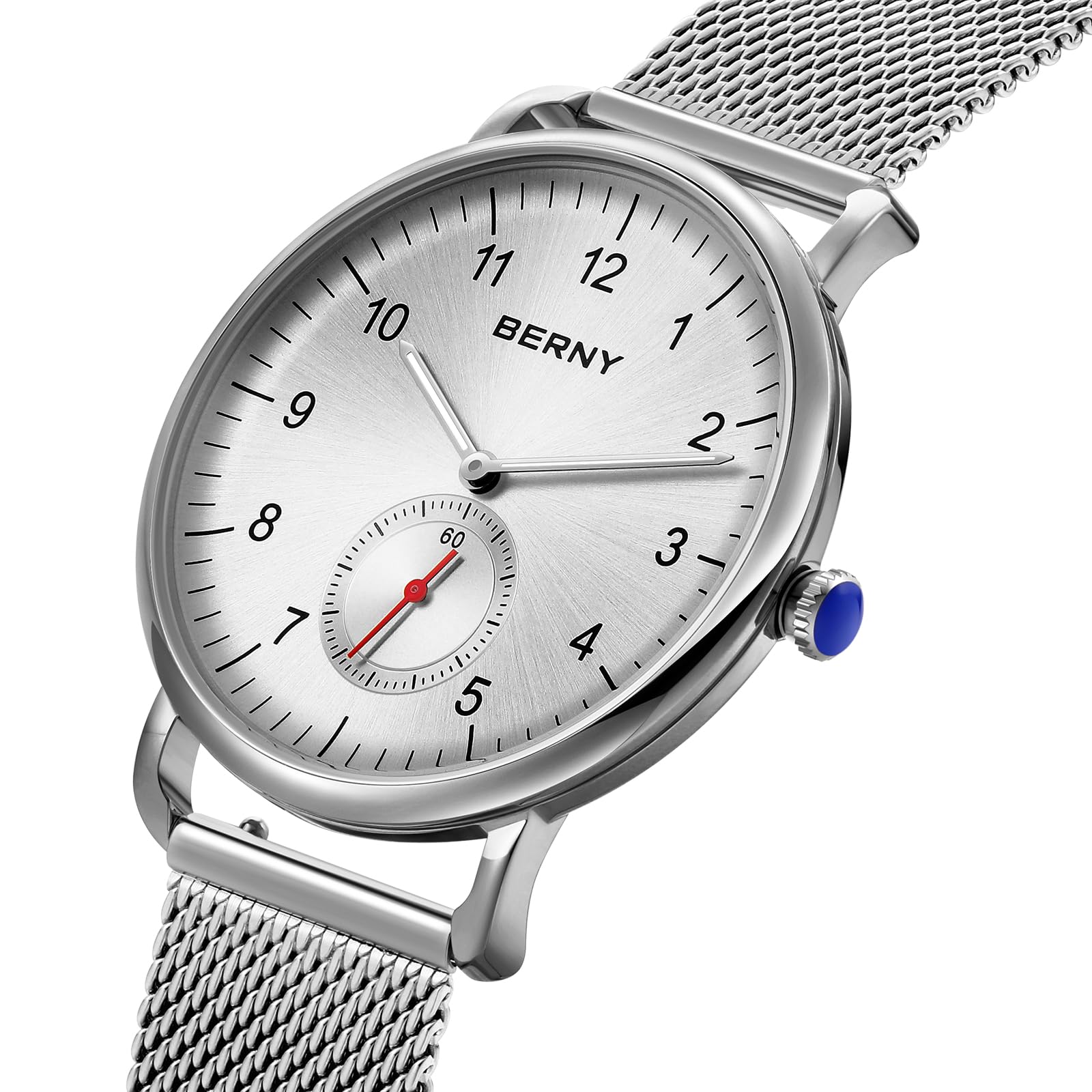Berny Orologio Unisex Argento Acciaio Quarzo