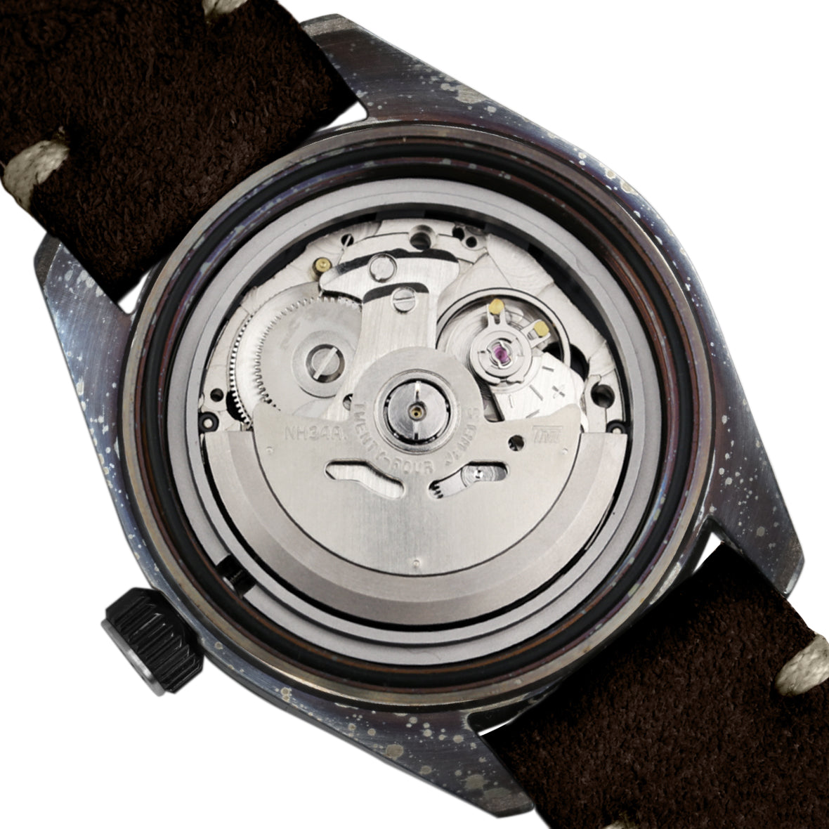 Out Of Order Shaker Irish Coffee orologio GMT 40 mm marrone
