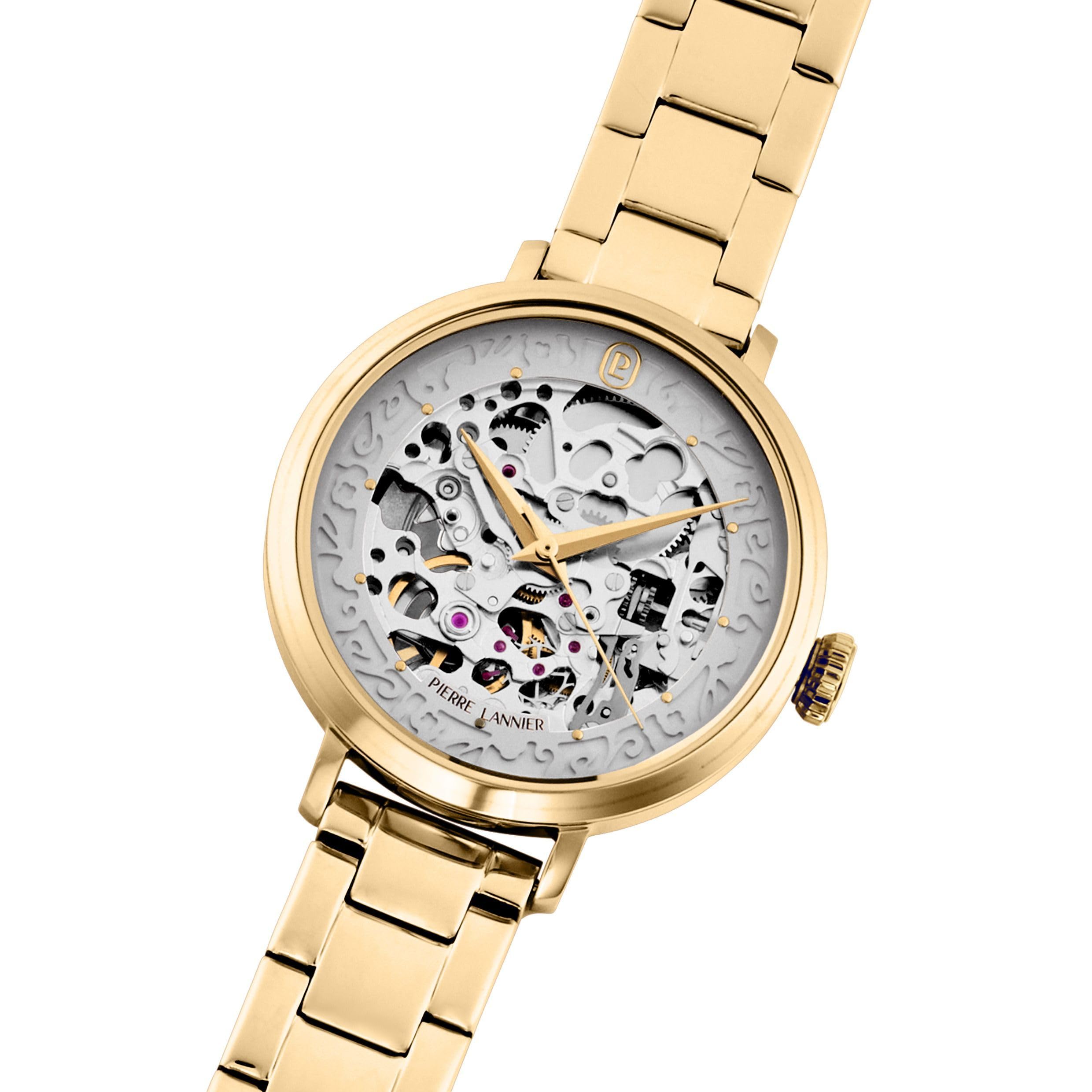 Pierre Lannier Automatic orologio automatico 35 mm acciaio