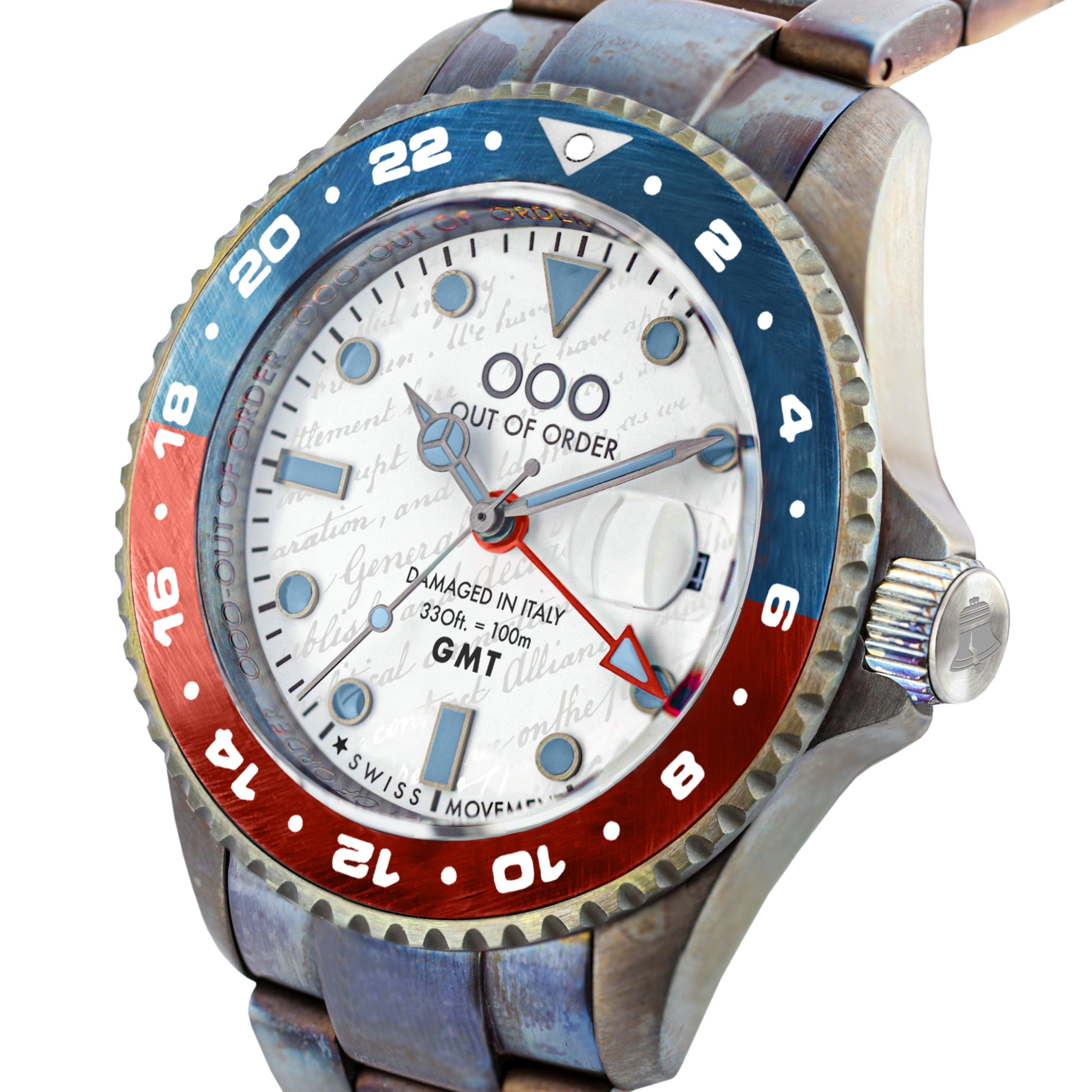 Out Of Order GMT Philadelphia Orologio 44mm Acciaio