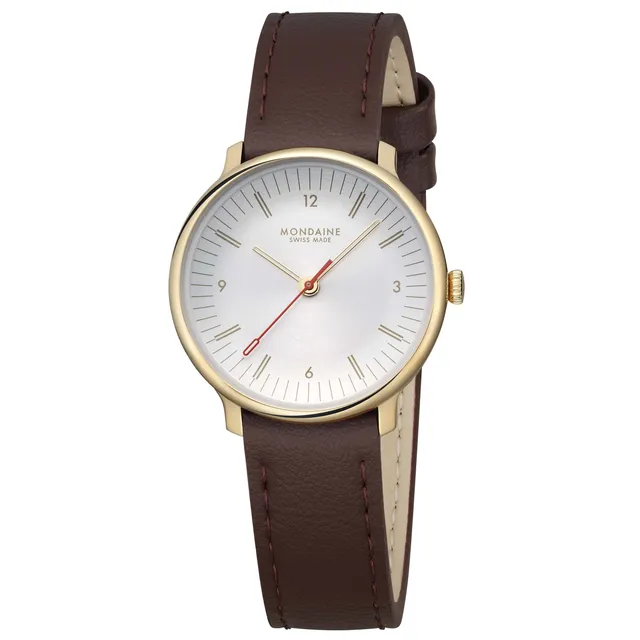 Mondaine Doppio Oro MLE.33110.LGV orologio 33mm