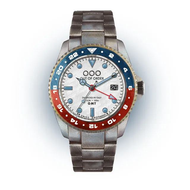 Out Of Order GMT Philadelphia Orologio 44mm Acciaio