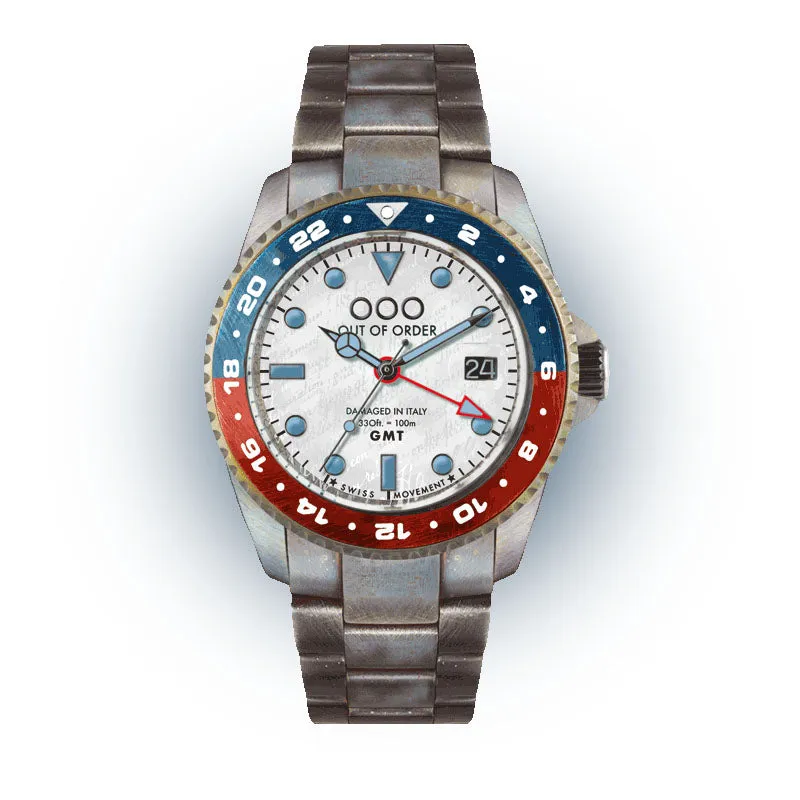 Out Of Order GMT Philadelphia Orologio 44mm Acciaio