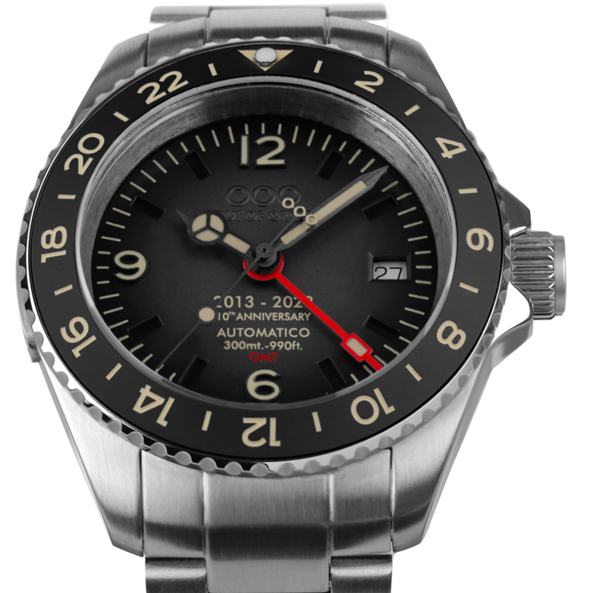 Out Of Order 10th Anniversary orologio GMT 40 mm nero